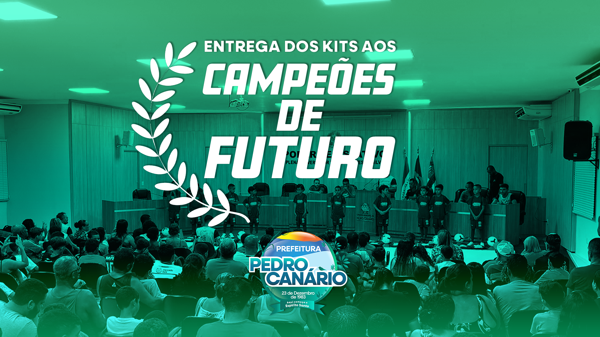 Secretaria de Esportes realiza entrega de kits do Projeto Campeões de Futuro em Pedro Canário
